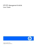 Preview for 1 page of HP A1353A User Manual