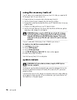 Preview for 102 page of HP A524x - Pavilion - 512 MB RAM User Manual