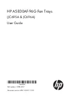 Предварительный просмотр 1 страницы HP A5830AF-96G User Manual