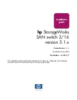 HP A7340A - Surestore FC 1Gb/2Gb Switch 16B Installation Manual предпросмотр