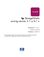 Preview for 1 page of HP A7340A - Surestore FC 1Gb/2Gb Switch 16B User Manual