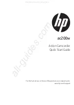 Предварительный просмотр 1 страницы HP ac200w Quick Start Manual