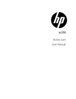 Предварительный просмотр 1 страницы HP Action Cam AC200 User Manual