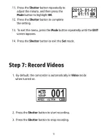 Preview for 12 page of HP Action Cam ac200w Quick Start Manual