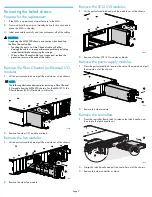 Preview for 2 page of HP AD510A - StorageWorks Modular Smart Array 1500 cs 2U Fibre Channel SAN Attach Controller Shelf Hard Drive Replacement Instructions