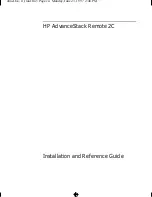 Preview for 3 page of HP AdvanceStack Remote 2C Reference Manual