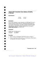 Preview for 137 page of HP Agilent 37717B PDH Calibration Manual