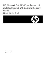 Предварительный просмотр 1 страницы HP AH226A - Smart Array E500/256MB Controller RAID Support Manual