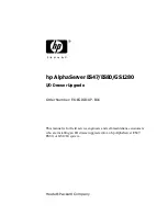 HP AlphaServer ES47 Installation Manual preview