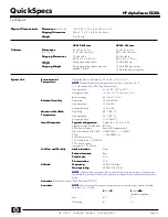 Preview for 14 page of HP AlphaStation DS20 Specifications