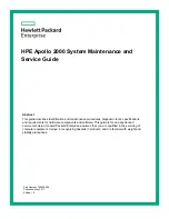 HP Apollo 2000 System Maintenance And Service Manual preview