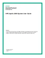 Preview for 1 page of HP Apollo 2000 System User Manual