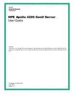 HP Apollo 4200 Gen9 User Manual preview