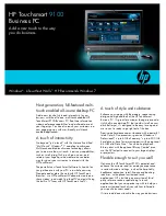 Preview for 1 page of HP AZ525AW#ABA Brochure