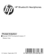 Предварительный просмотр 1 страницы HP BH10 User Manual