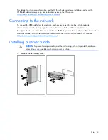 Preview for 14 page of HP BL260c - ProLiant - G5 User Manual