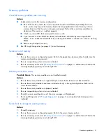 Предварительный просмотр 41 страницы HP BL30p - ProLiant - 1 GB RAM Troubleshooting Manual