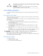 Предварительный просмотр 22 страницы HP BL460c - ProLiant - G5 Maintenance And Service Manual