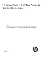 Предварительный просмотр 1 страницы HP BL536A User'S & Service Manual