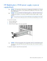 Предварительный просмотр 30 страницы HP BladeSystem c7000 Maintenance And Service Manual