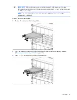 Предварительный просмотр 47 страницы HP BladeSystem c7000 Setup And Installation Manual