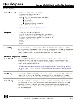 Предварительный просмотр 3 страницы HP Brocade 4Gb SAN Switch Specifications