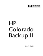 Предварительный просмотр 1 страницы HP C4405A - Colorado 14GB Tape Drive User Manual