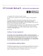 Предварительный просмотр 2 страницы HP C4405A - Colorado 14GB Tape Drive User Manual