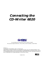 HP CD-Writer 6020 Connecting Manual предпросмотр