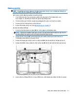 Preview for 43 page of HP Chromebook 11-21 SERIES Maintenance And Service Manual