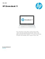 Предварительный просмотр 1 страницы HP Chromebook 11 Datasheet