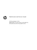 HP Chromebook 14 G6 Maintenance And Service Manual preview