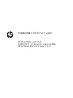 HP Chromebook x360 12b Maintenance And Service Manual preview