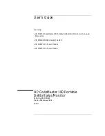 HP Codemaster 100 User Manual preview