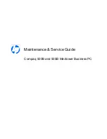 Preview for 1 page of HP Compaq 500B Microtower Maintenance And Service Manual