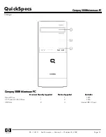 Preview for 14 page of HP Compaq 500B Microtower Overview