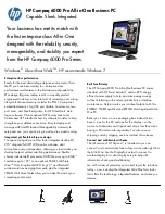 Preview for 1 page of HP Compaq 6000 Pro SFF Brochure