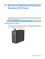 Preview for 85 page of HP Compaq 6005 Pro MT Maintenance & Service Manual