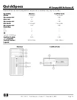 Preview for 10 page of HP Compaq 6005 Pro MT Specifications