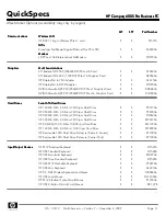 Preview for 14 page of HP Compaq 6005 Pro MT Specifications