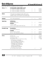 Preview for 15 page of HP Compaq 6005 Pro MT Specifications