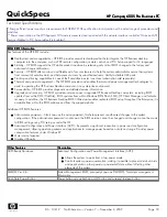 Preview for 18 page of HP Compaq 6005 Pro MT Specifications