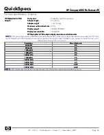 Preview for 32 page of HP Compaq 6005 Pro MT Specifications