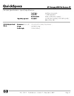 Preview for 41 page of HP Compaq 6005 Pro MT Specifications