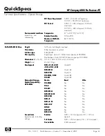 Preview for 44 page of HP Compaq 6005 Pro MT Specifications