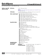 Preview for 46 page of HP Compaq 6005 Pro MT Specifications