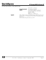 Preview for 47 page of HP Compaq 6005 Pro MT Specifications