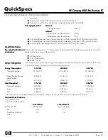 Preview for 49 page of HP Compaq 6005 Pro MT Specifications