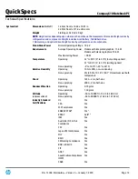 Preview for 12 page of HP Compaq 610 Quickspecs