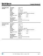 Preview for 17 page of HP Compaq 610 Quickspecs